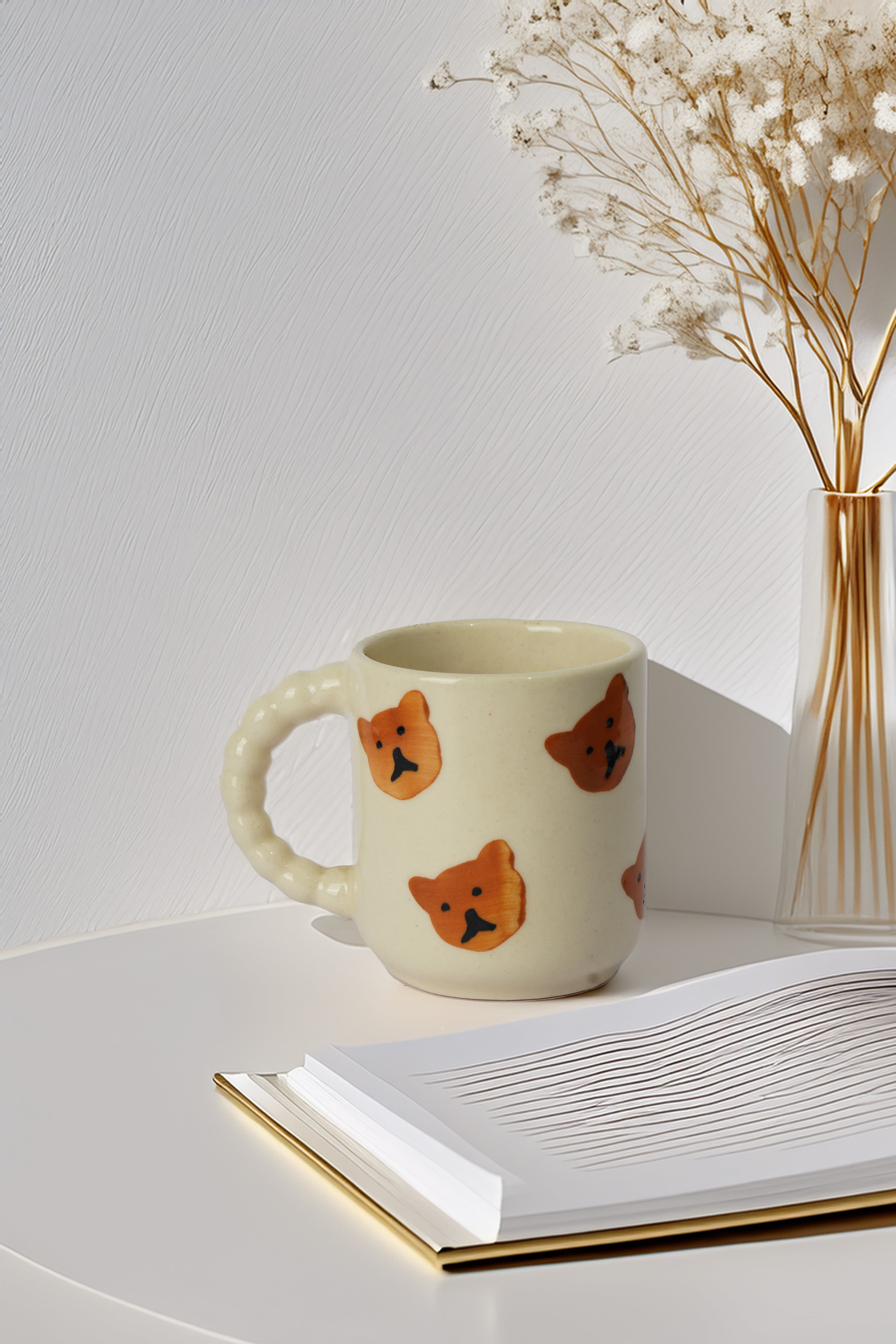 Teddy Bear Handmade Ceramic Cup