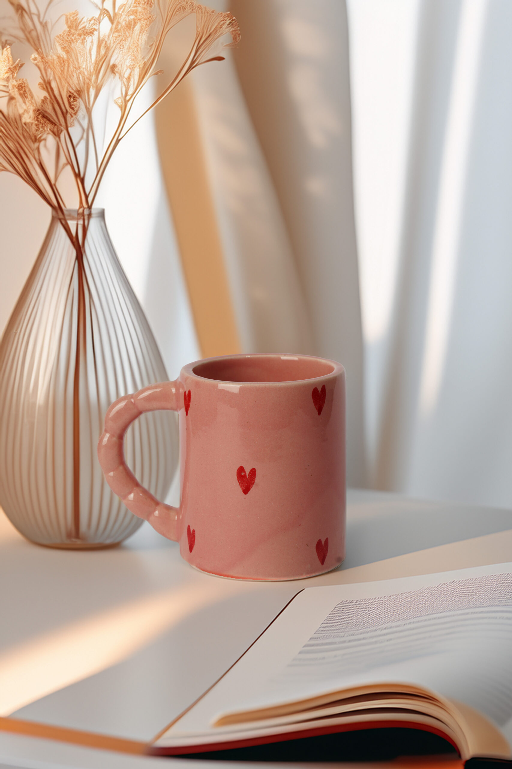 Rosy Hearts Mug