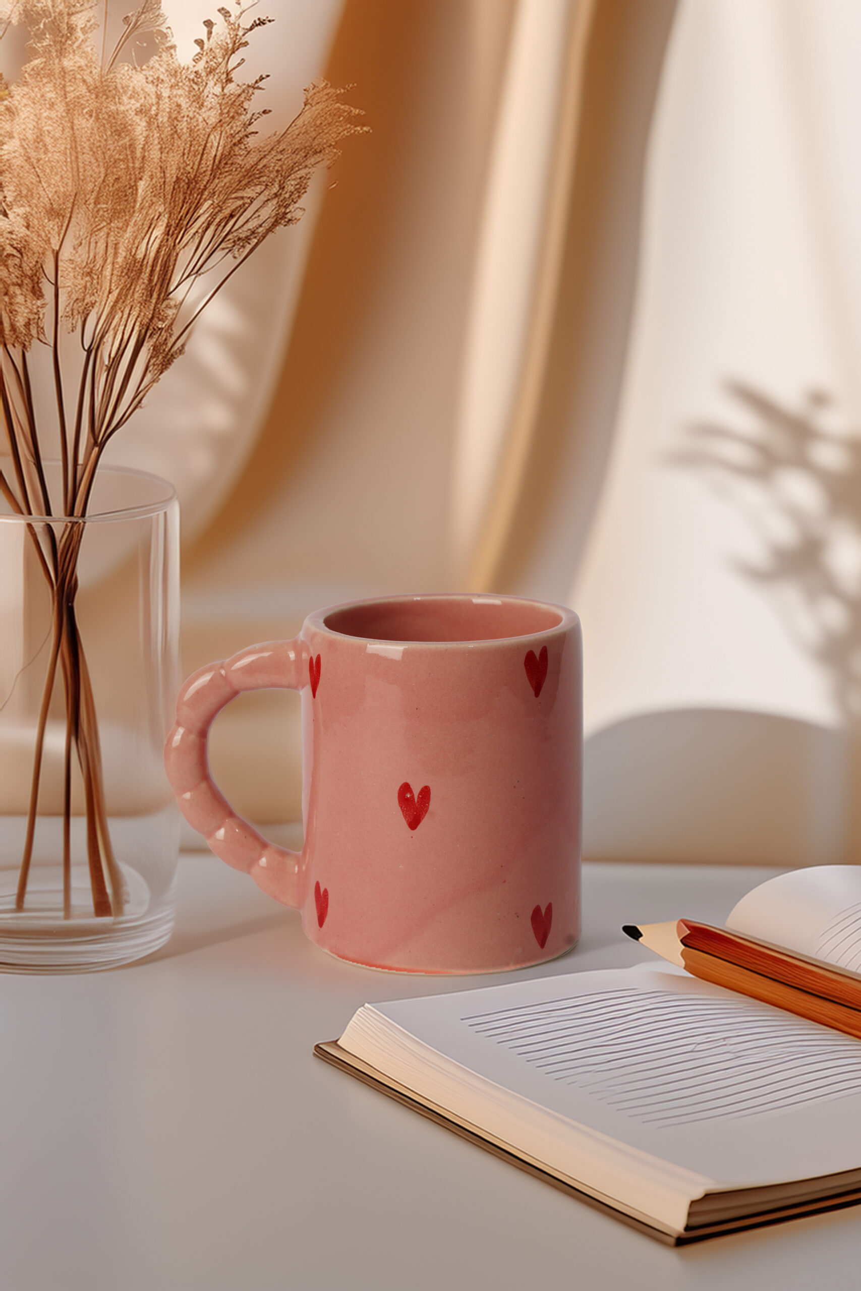 Rosy Hearts Mug