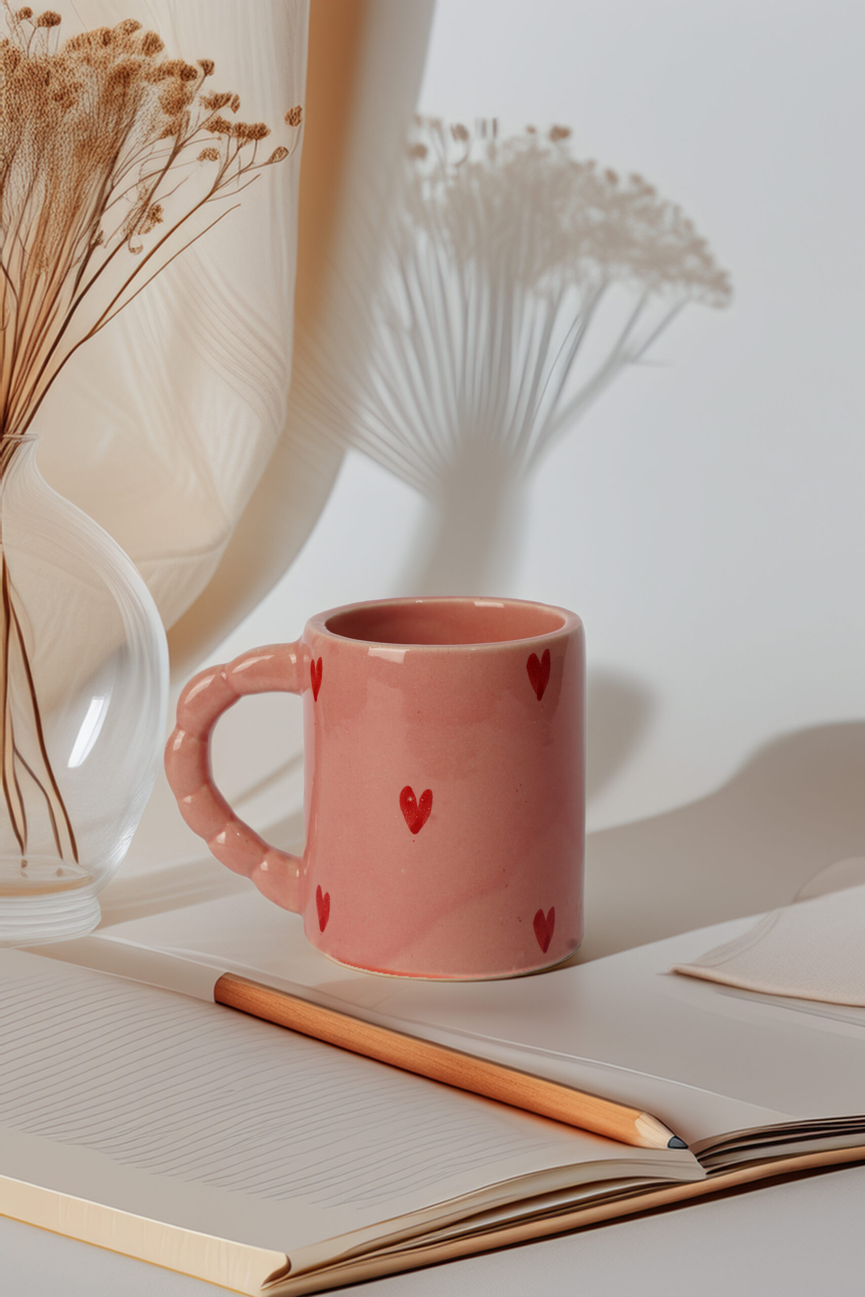 Rosy Hearts Mug