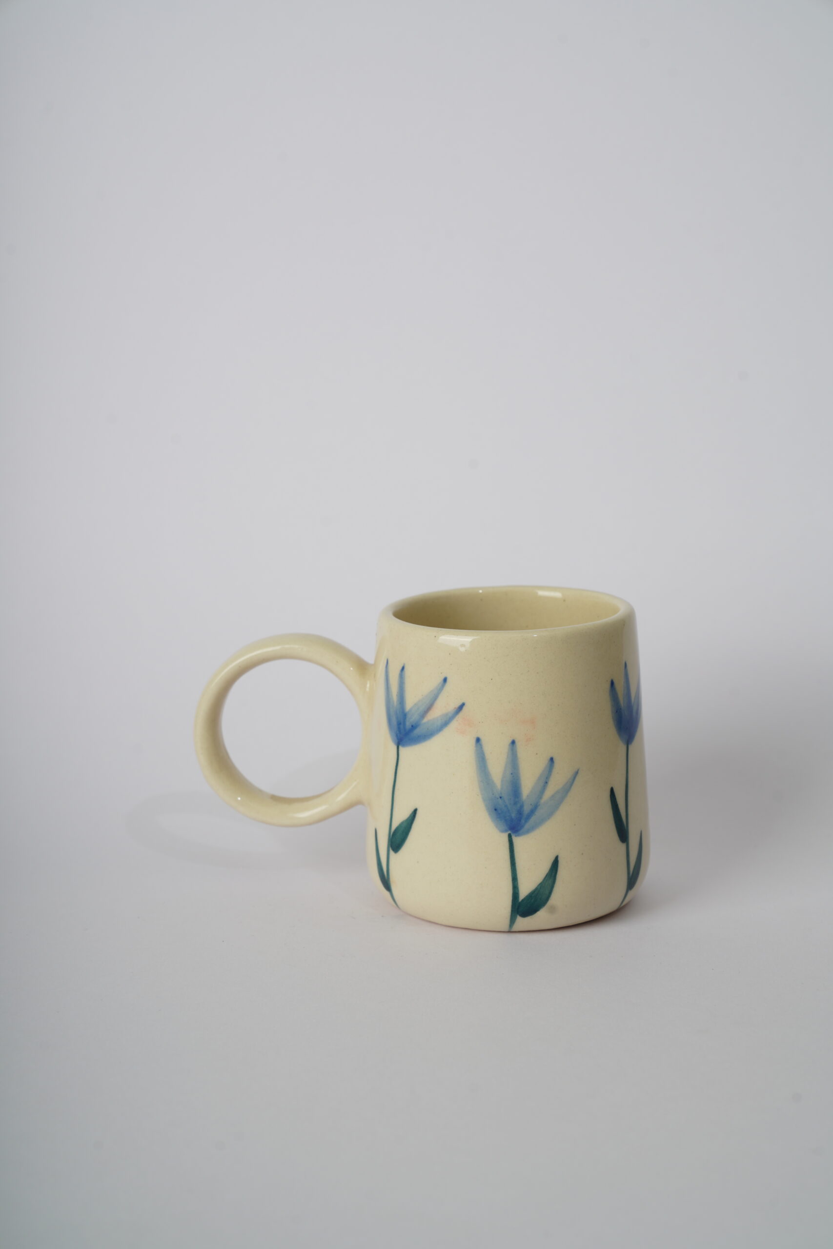 Blue Bloom Stem Mug