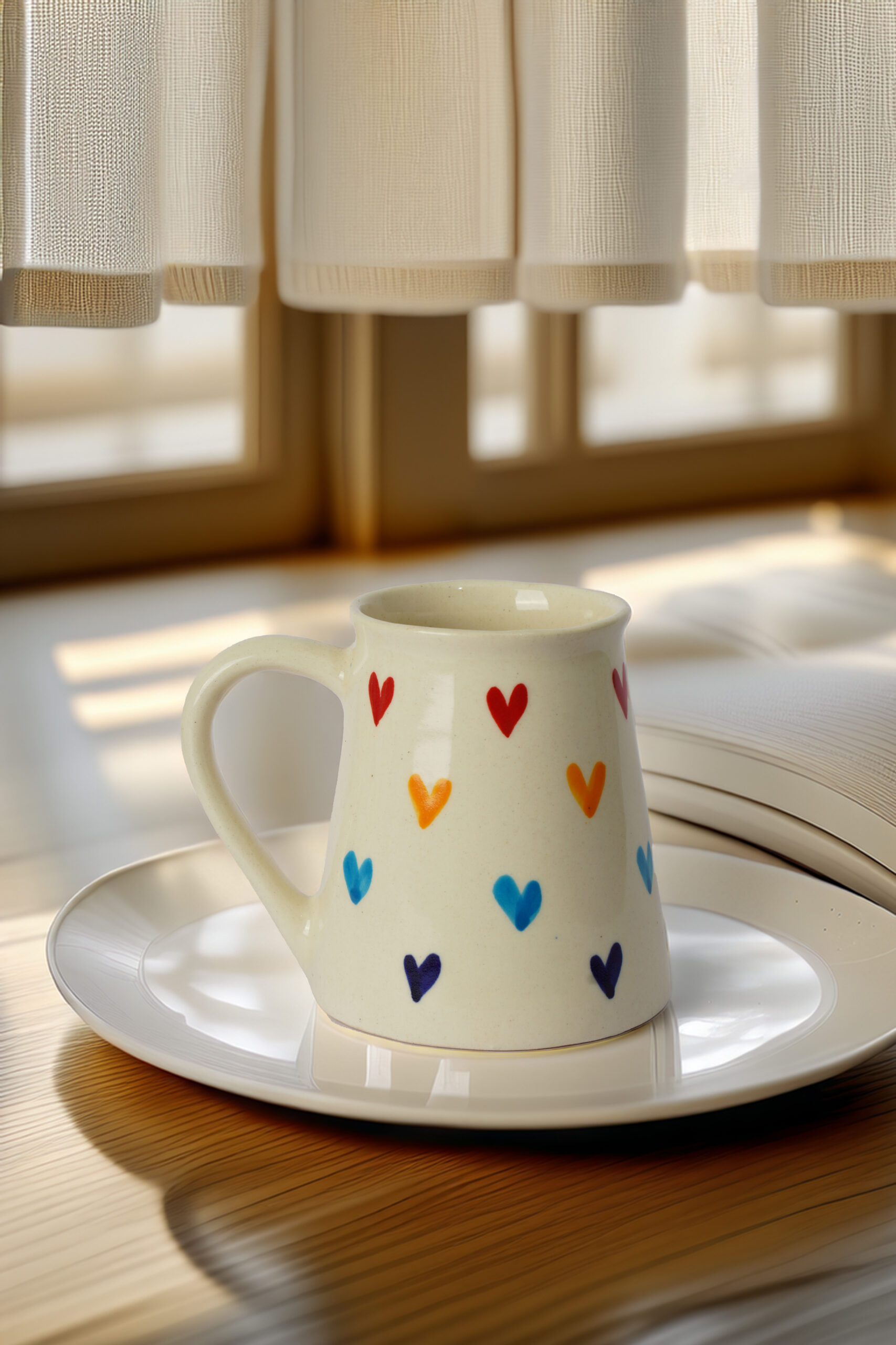 Rainbow Hearts Mug