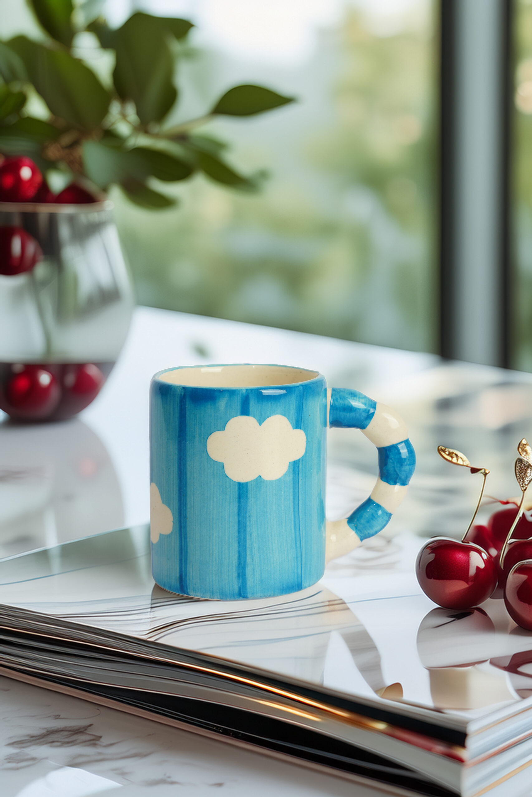 Sky Stripes Cloud Mug