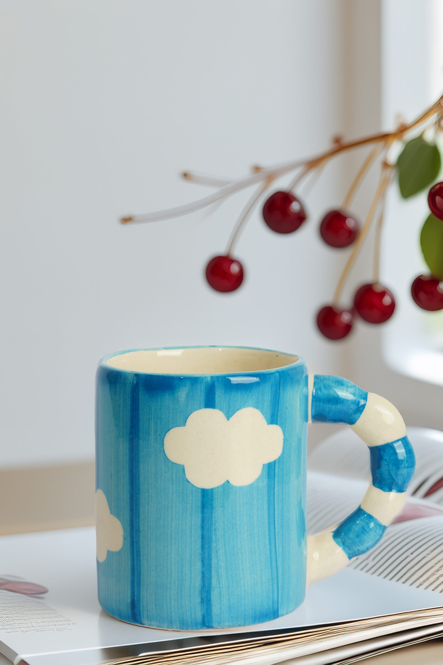 Sky Stripes Cloud Mug