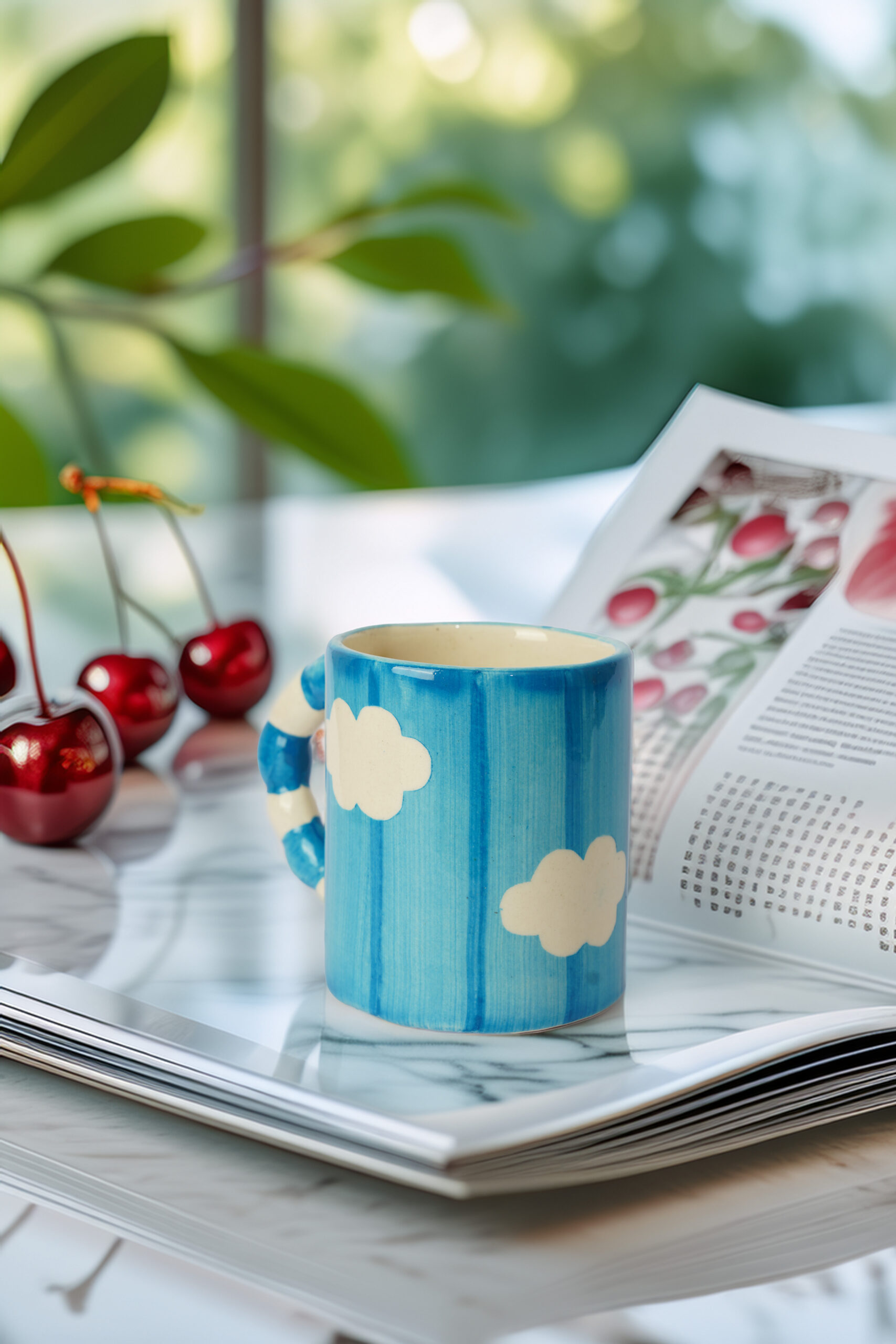 Sky Stripes Cloud Mug