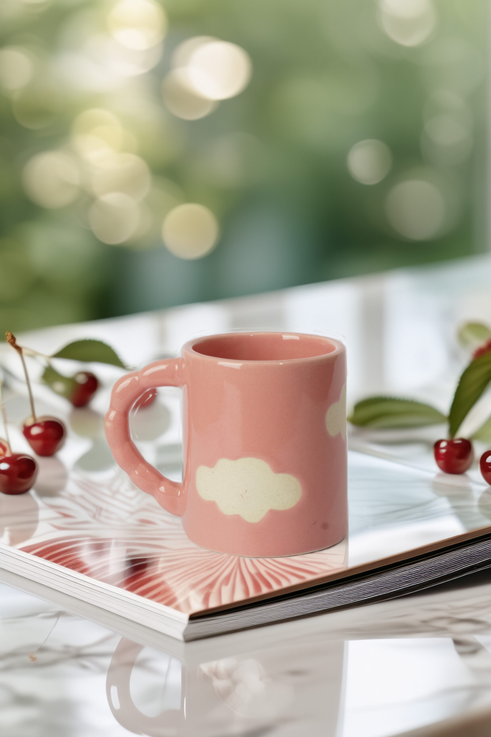 Peachy Clouds Mug