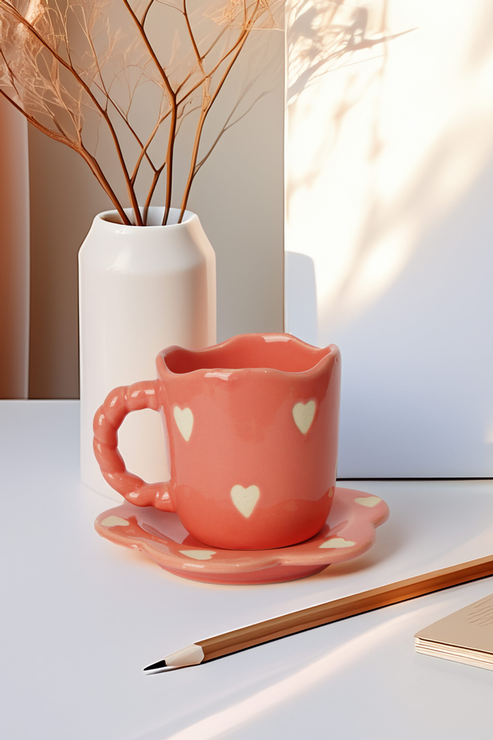 Petal Heart Cup SetPetal Heart Cup Set