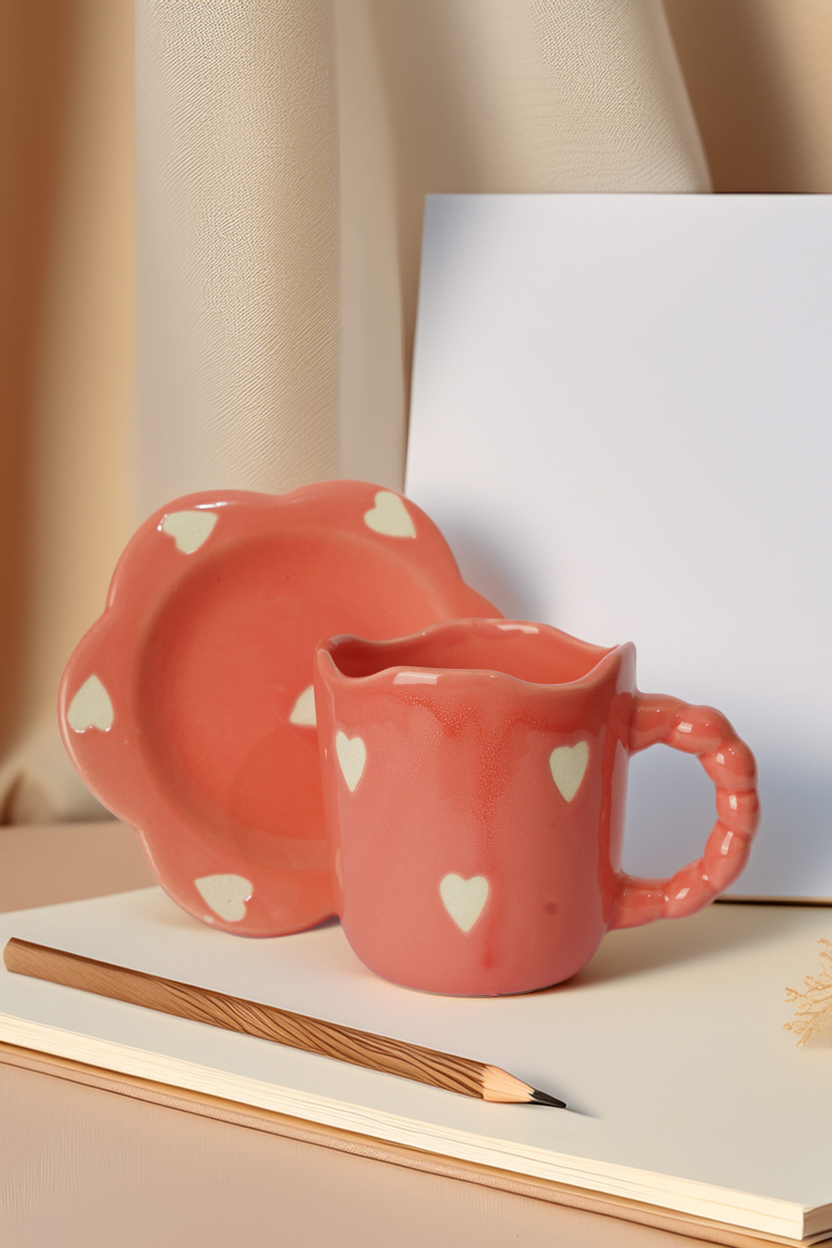 Petal Heart Cup SetPetal Heart Cup Set