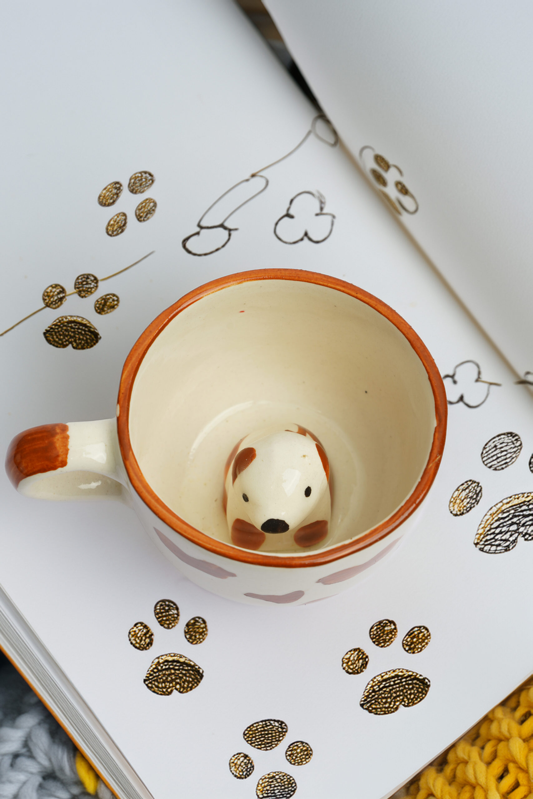Puppy Peek Mug