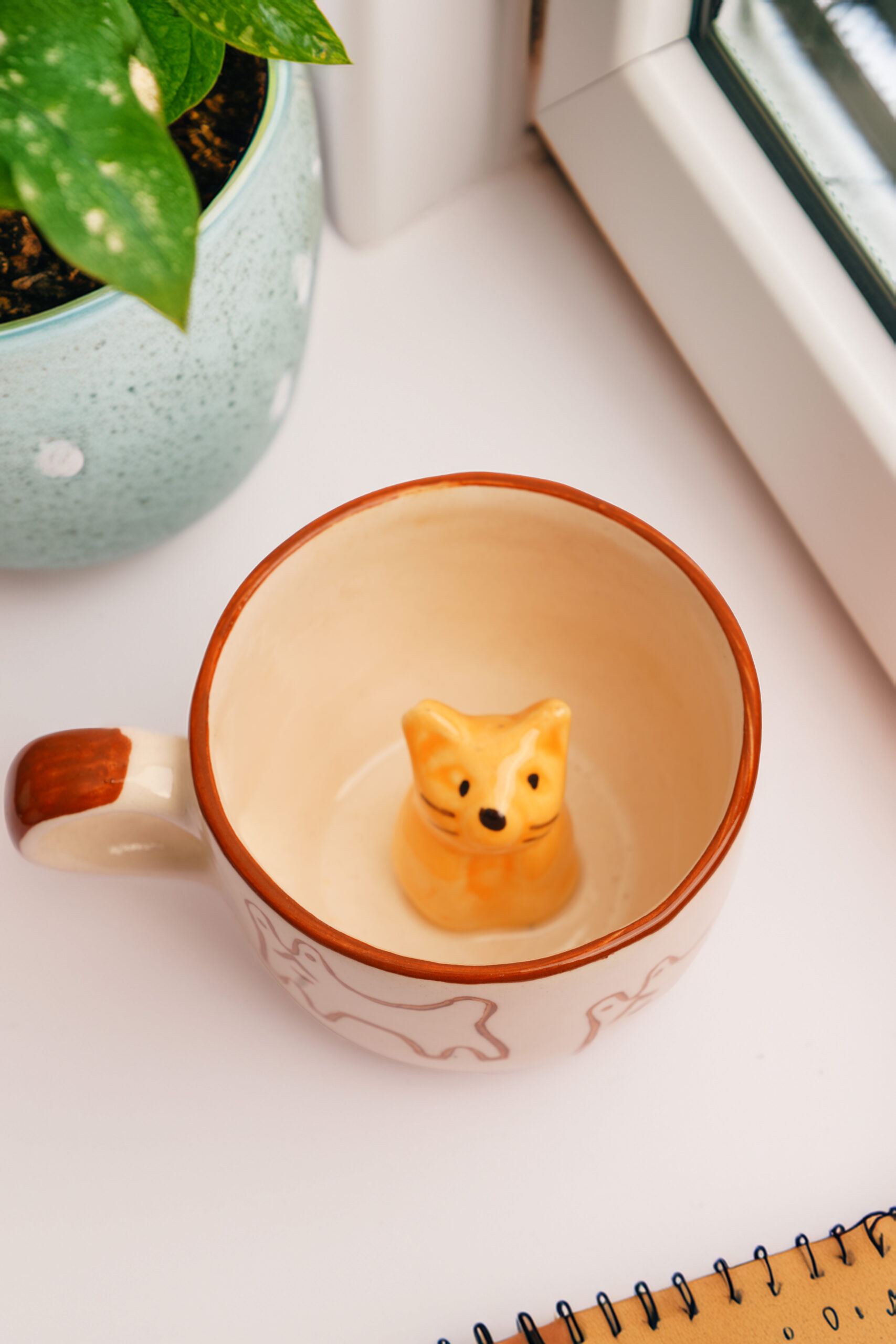 Peekaboo Kitty Mug