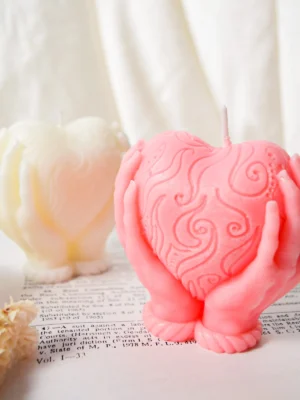 cute candle flower basket set of 2